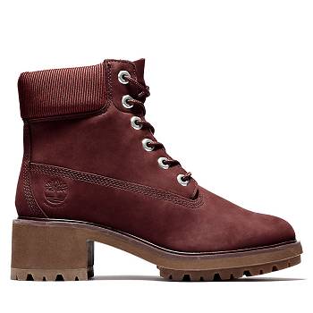 Timberland Női Kinsley 6-Inch Vízálló Bakancs Bordó